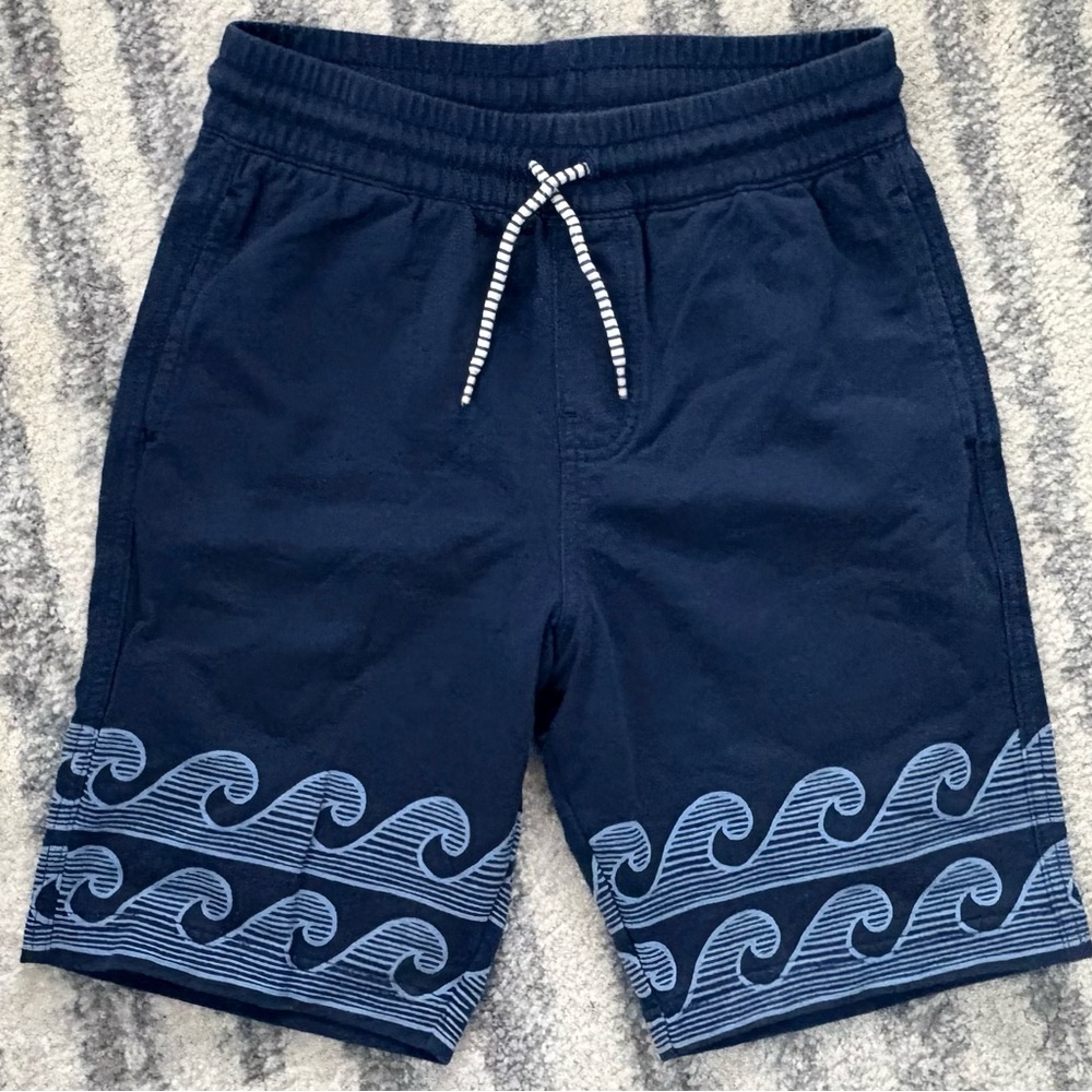 Tea Collection Navy Blue Wave Shorts